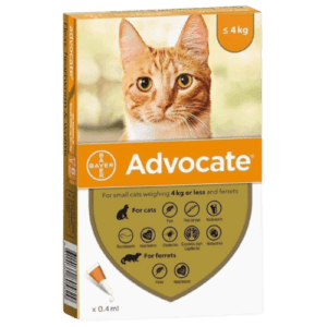 ADVOCATE GATOS MENOR A 4 KILOS 0.4 ML
