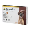 Simparica 3 comprimidos 40 Kg. a 60 Kg.