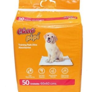 Chao Pipi Sabanillas Absorbentes 50 Unidades (60x60cm)