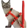 Arnes con correa para gatos Color Rojo