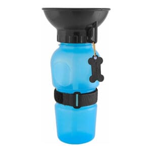 Botella de agua Bebedero Aqua Dog 500 ml Celeste