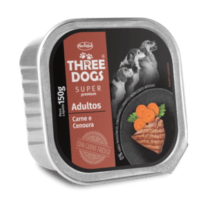 Biofresh Pate Three Dog SP Adultos Carne y Zanahoria 150 Grs