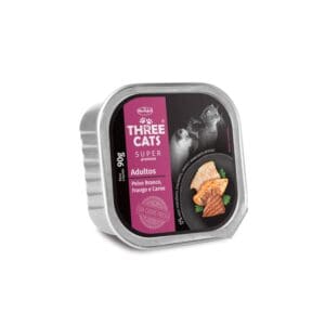 Biofresh Paté Three Cats SP Adult Pescado, Pollo y Carne 90 Grs