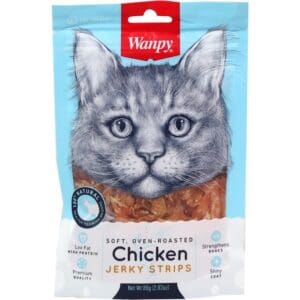 Wanpy Chicken Jerky Strips – 80 GR