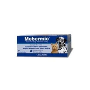 Caja Pastilla Mebermic Antiparasitaria de x50 Unidades