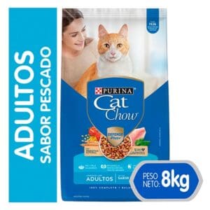 CAT CHOW ADULTO PESCADO 8 KILOS