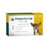 Simparica 1 comprimido 1.3 Kg. a 2.5 Kg