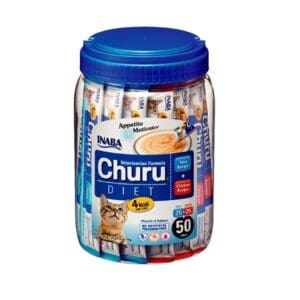 INABA CHURU DIET FRASCO 700GR VARIEDADES ATUN & POLLO 50 PIEZAS