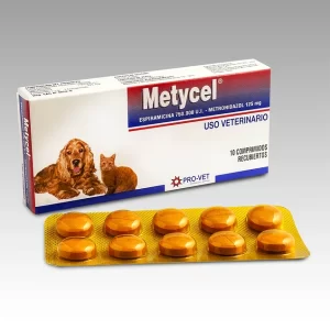 METYCEL 10 comprimidos orales de 125mg