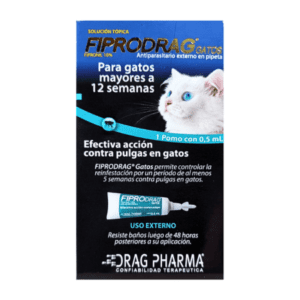 Pipeta Fiprodrag Gatos Mayores a 12 Semanas – 1 unidad