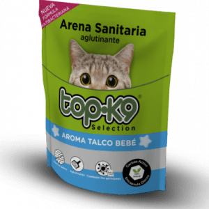 ARENA AGLUTINANTE TALCO BEBE 2 KG TOP-K9