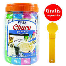 CHURU TUNA VARIETIES 50 TUBES 280 GR ATUN + CUCHARA PARA CHURU