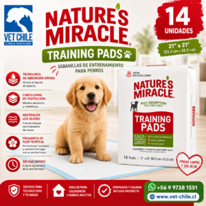 Natures Miracle Sabanillas Training Pads 14 Unidades