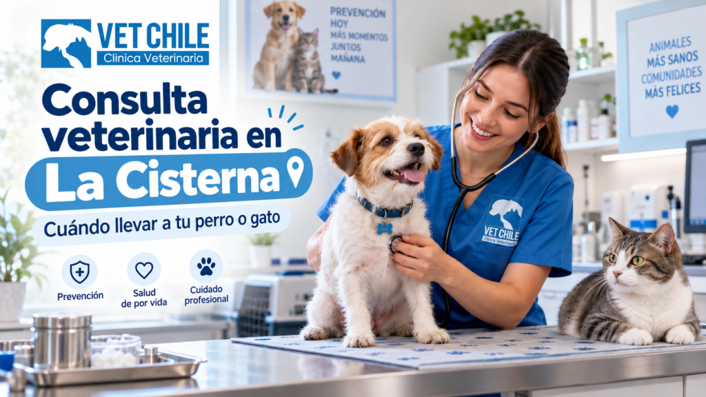 Consulta veterinaria para perros y gatos en La Cisterna en Vet Chile