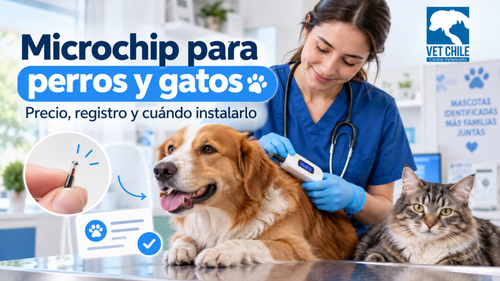 Microchip para perros y gatos en Vet Chile La Cisterna